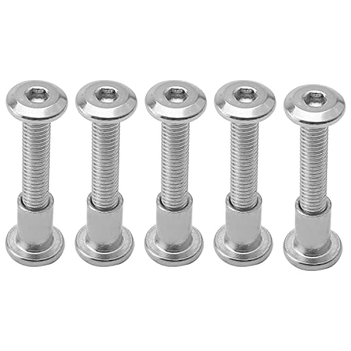 Mromax M6 Binding Screws, M6 X 35Mm Stainless Steel Binding Screws And Rivet Socket Cap Connecting For Binding Baby Bed Furniture, Diy Leather, Scrapbook And Photo Albums 5Pcs #TOP12