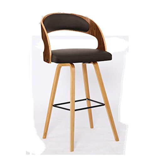 YYHSND Taburete de Bar de Madera nórdica Silla Taburete Alto Minimalista Moderno Taburete Alto...