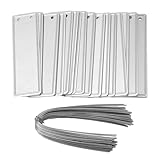 Photo Gallery filteilect etichette per piante in metallo, etichette per piante da giardino in alluminio a doppia faccia, marcatori da giardino con fascette metalliche targhette impermeabili all aperto per piante Photo Gallery filteilect etichette per piante in metallo, etichette per piante da giardino in alluminio a doppia faccia, marcatori da giardino con fascette metalliche targhette impermeabili all aperto per piante
