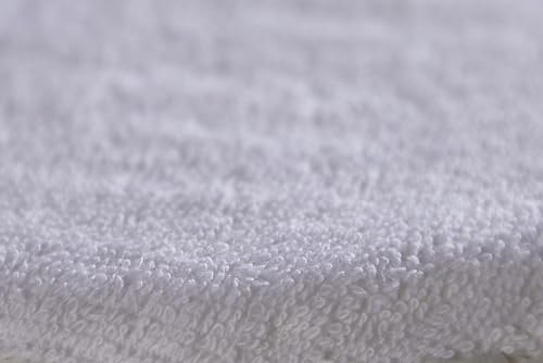 cartrend Polierhauben-Set 180mm Zubehörset für Poliermaschinen mit 180 mm Polierteller, Polierpads aus 1x Webpelz 1x Frottee zum Auftragen und Auspolieren, zweiteiliges Set, waschbar, weiß