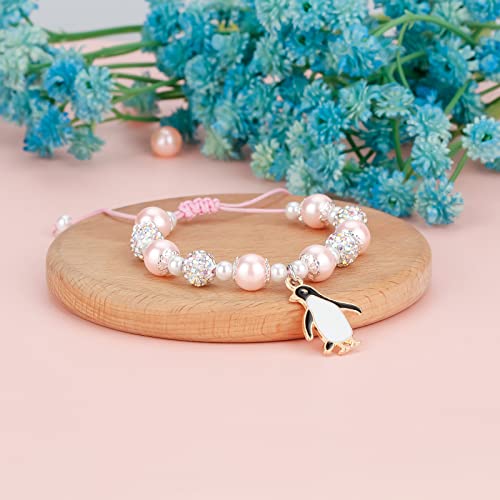 Image of PARTNER Penguin Lover Friendship Bracelet - Spirit Animal Teamwork Inspiration Gift for Friend
