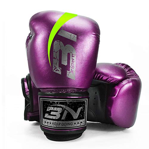 Gants de boxe muay thai entraînement en cuir de vachette pour sparring intensif en club