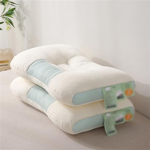 Oreiller cervical en fibre de coton contre les douleurs de nuque
