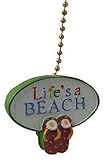 Clementine Design Lifes A Beach Ceiling Fan Pull Light Chain Extender Extension