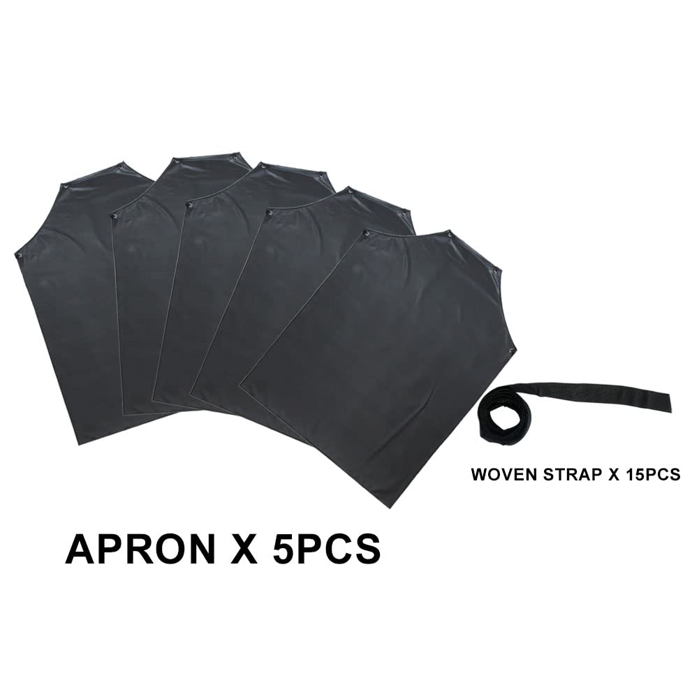 Delantal de PVC resistente a los productos químicos, delantal unisex de vinilo impermeable para lavar platos, aseo de perros, limpieza de peces