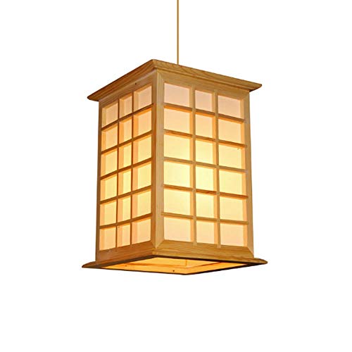 Lustre en bambou créatif pour sublimer un salon à plafond bas