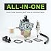 Harbot Carburetor for Harbor Freight Chicago Predator 4000 3000 3050 3200 4375 Watts Generator Powered by A 212CC 208CC 7HP 6.5HP Engine Parts with Fuel Filter Spark Plug
