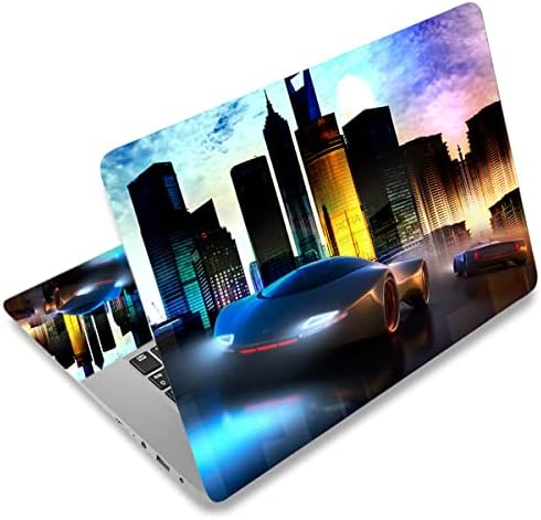 City Car 14 15 15.4 15.6 Inches Personalized Laptop Skin Sticker Decal Universal Netbook Skin Sticker Reusable Notebook PC Art Decal Protector Cover by AORTDES