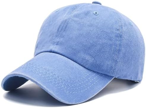 Old-Fashioned Dad Hats Adjustable, Washed Baseball Cap Hats Pure ...