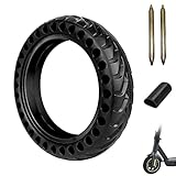 YHTSPORT Pneu Plein Xiaomi m365/Pro/Pro2/1S/Essential/3 Trottinette Electrique,Anti Crevaison Anti dérapant Increvable Solide 8,5 Pouces Avant/Arrière,avec 2 Démonte Pneu+ Couverture Support