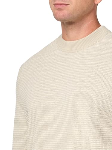 BOSS Men's Two Tone Cotton Blend Knit Sweater3