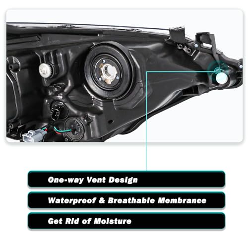 Image of TUSDAR LED Headlight Assembly for 2014 2015 2016 Toyota Corolla (W /Bulbs)