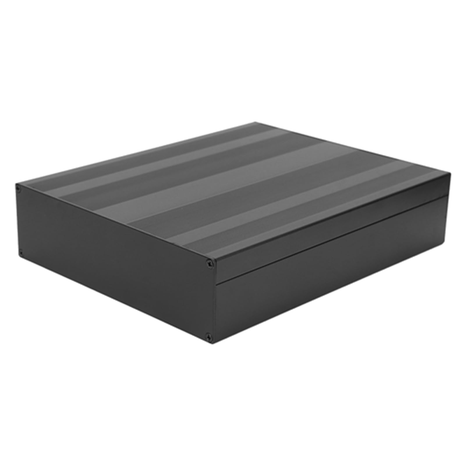 Boîte en Aluminium 6063-T5 50x178x220mm Noir Mat