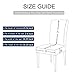 Muuyi Christmas Chair Covers Stretch Chairs Slipcovers, Washable Protector Cover Seat Slipcover for Dining Room Ceremony Hotel, ChrismasBell - 4Pack