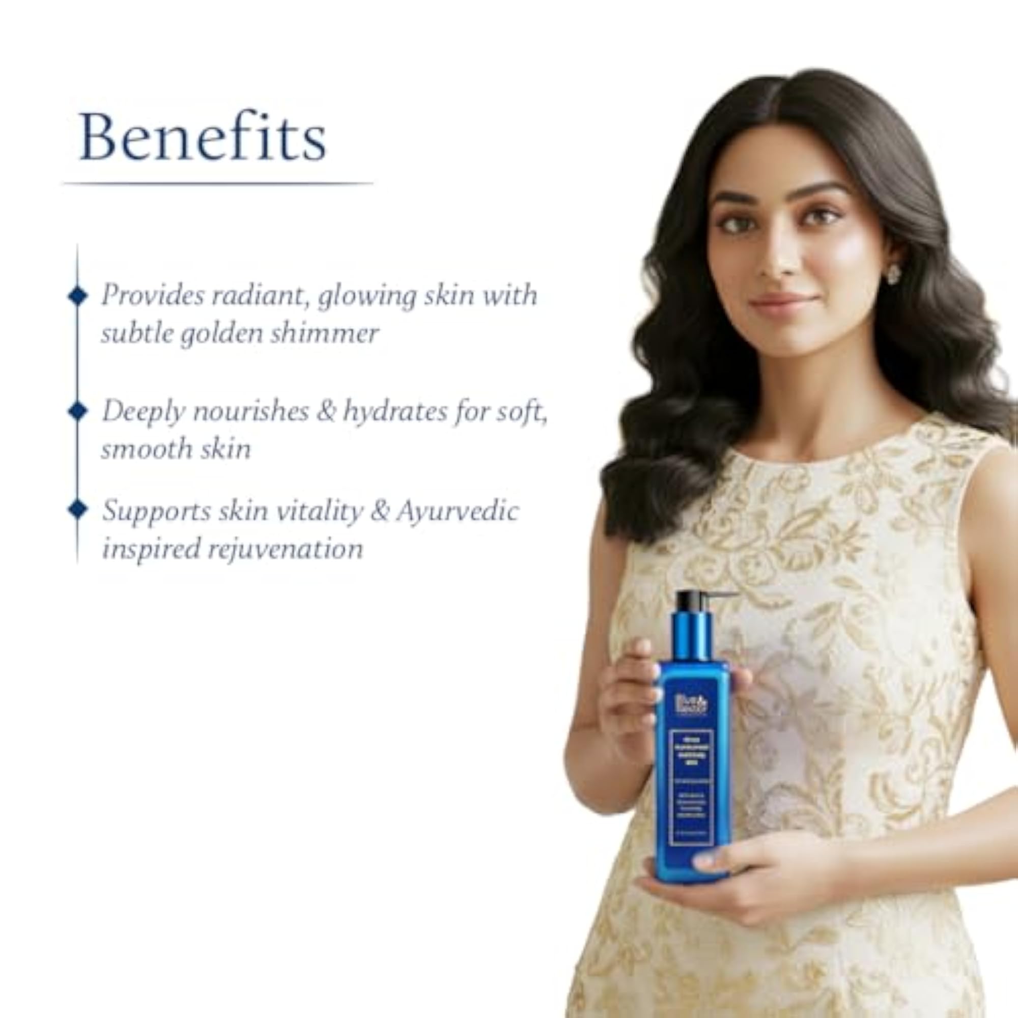 Gold Body Milk for Women & Men