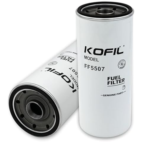 Kofil FF5507 Fuel Filter, Spin-on, Secondary, for Volvo D11 & D13, Mack MP7 & MP8 Diesel Engines, Replaces BF7814, P550529, P9626, LFF8059, 33721, 5 Micron Cover