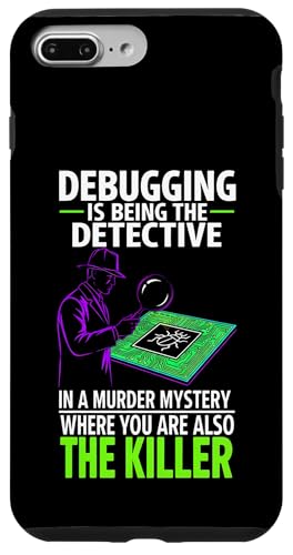 Debugging Is Being The Detective Programmer Code �X�}�z�P�[�X iPhone 7 Plus/8 Plus �p