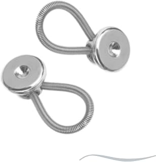 02 Extensor de Colarinho Para Alargar Gola de Camisa - Metal