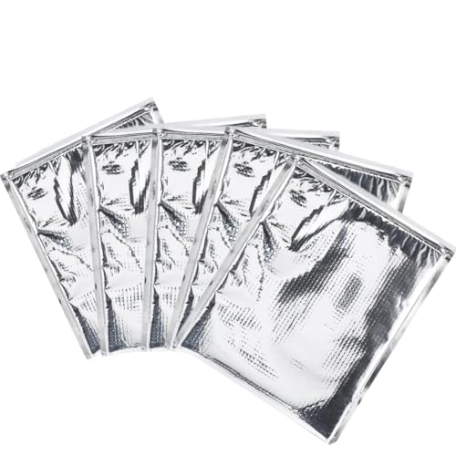Reviews de Bolsas térmicas disponible en línea para comprar. 48 Juego de bolsas con aislamiento, 3 tipos 5 piezas/juego Bolsa de almacenamiento de alimentos de papel de aluminio Bolsa de almuerzo con aislamiento térmico impermeable(25 * 30cm)