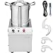 VEVOR Robot Culinaire et Hachoir à Légumes 4 L, Robot Multifonction en Acier Inoxydable de Qualité Alimentaire, avec 2 Lames Supplémentaires en S, pour Hacher Rapidement Fruits, Restaurant, Maison
