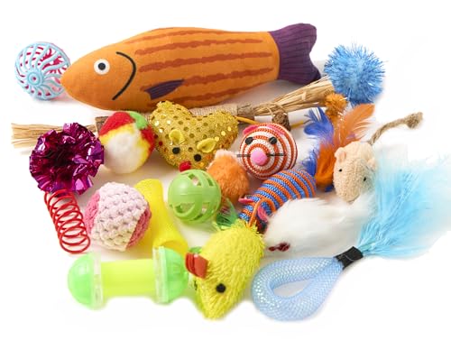 Fashion's Talk Cat Toys Variety Pack for Kitty 20 Pieces - Image 5