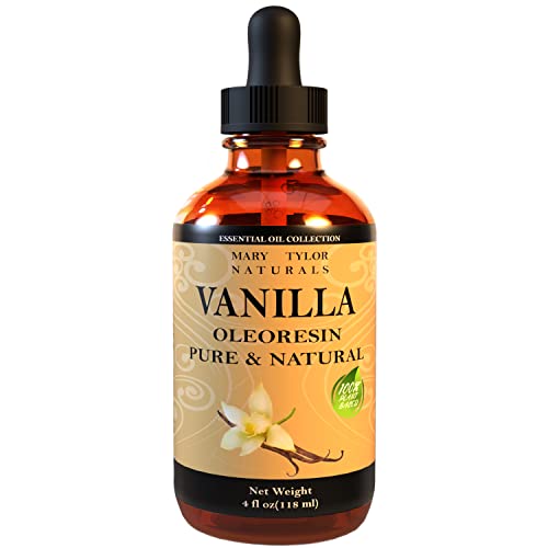 Vanilla Oleoresin Oil (4 Oz), Premium Therapeutic Grade, 100% Pure And Natural, Perfect For Aromatherapy, Diffuser, Diy By Mary Tylor Naturals #TOP3