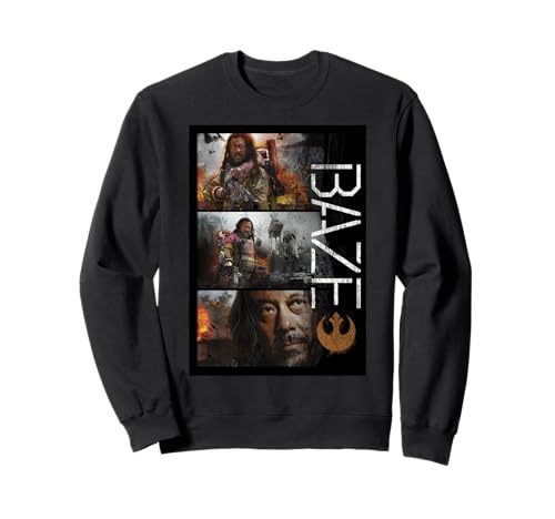 Sweatshirt Star Wars Baze Panel Stack pour homme en coton doux