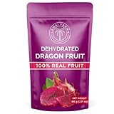 Dried Dragon Fruit, Superfood Snack, Premium Quality, Delicious, No Sugar Added, Healthy. Dragon Fruit Chips - All-Natural Snack, Perfect for Trail Mixes, Smoothie Bowls, Natural Colorant and Tropical Drinks - Elevate Your Beverages with Vibrant Color and Flavor: Ideal for Infusing Water, Cocktails, and Mocktails. 100% Pure, Packaged for Freshness and Convenience