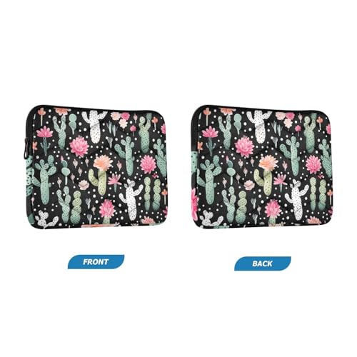 Funda para portátil 13-14 pulgadas impermeable con diseño cactus miniatura 2