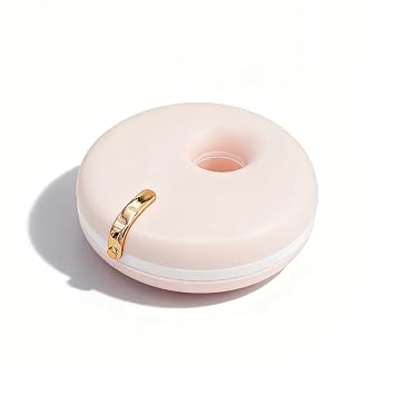 Cute Retainer Case for Women & Girls, Small Aligner Box for Travel, Stylish Night Guard Container, Sleek Retainer Holder Compatible with Invisalign Light Pink