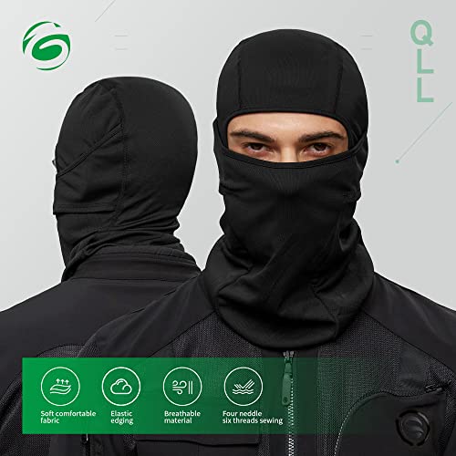 Qinglonglin Balaclava Windproof Men Balaclava Warm Adjustable Balaclava Mask Seasons For Skiing Cycling Motorcycling #TOP3