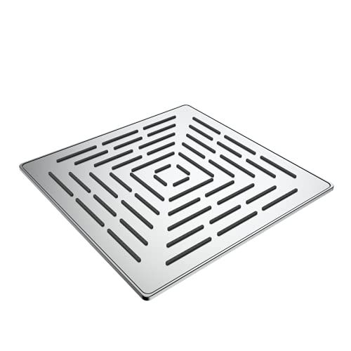 RN SS 304 Bentley Square Overhead Shower 6x6 Inch for Bathroom, Chrome Finish