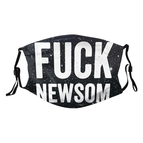 Fuck Newsom Adult Dust Mask Adjustable Dust Face with 2 Filter47