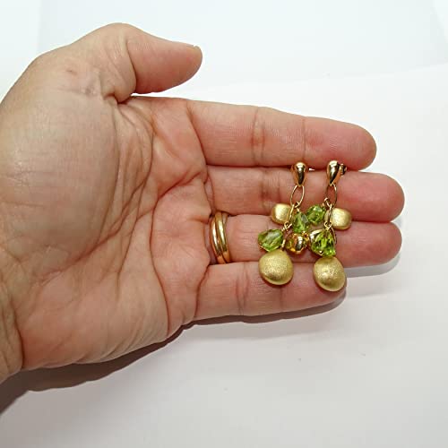 Boucles d'oreilles or jaune 18 carats pépites anti ternissement - 5