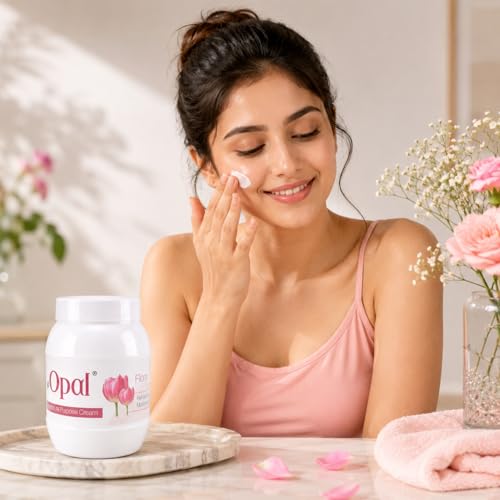 Image of OPAL Flora Herbal All Purpose Cream for Deep Nourishing & Refreshing Moisturizing Cream - Hydrating & Revitalizing Skin Care Cream All Skin Types - 800gm
