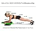 Stealth Core Trainer Professional - Dynamic Ab Plank Workout, Interactive Fitness Board Powered By GamePlay Technology For a Healthy Back and Strong Core (Glow Green)
