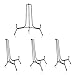 ipow 4 Stück Metall Tellerständer, Tellerhalter Eisen Staffelei Aufsteller Display Ständer schöner Bilderständer für Foto, Kunst, Teller, Bücher, Bild (6 Zoll Ständer)