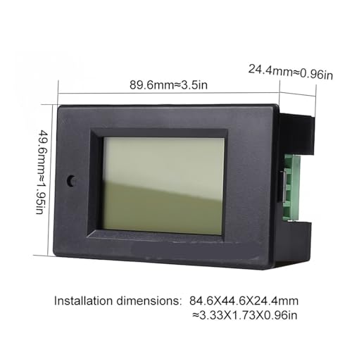 Voltmètre ampèremètre LCD AC 80-260V 20A pour mesure précise de puissance - 6
