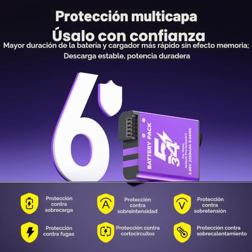 Batería recargable dji osmo action 360 soluciona cortes de grabación largos 4