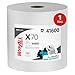 WypAll 41600 X70 Cloths, Jumbo Roll, Perf., 12 1/2 x 13 2/5, White, 870 Towels/Roll
