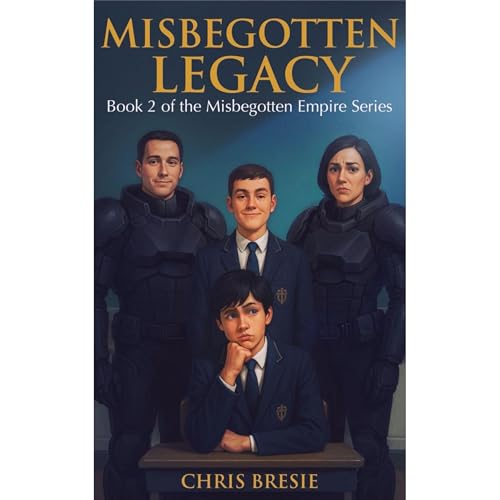 Misbegotten Legacy Audiolibro Por Chris Bresie arte de portada