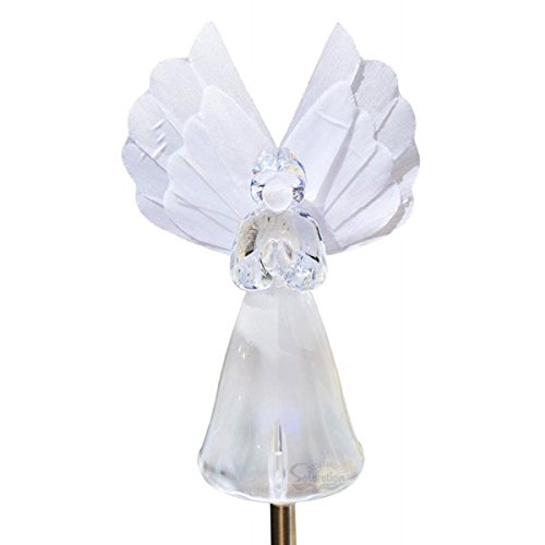 Unido Box Angel With Fiber Optic Wings Solar Garden Stake Light Led Color-Changing, Set Of 2 #TOP1