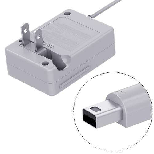 HAUZIK Power Supply Replacement Compatible with Nintendo 3DS, 3DS XL, 2DS, 2DS XL, DSi, DSi XL Charger AC Adapter with Cable
