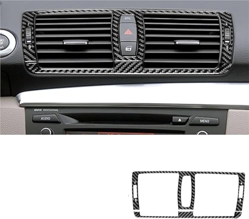 Moldura de consola central premium para BMW Serie 1 E81 E82 E87 E88, embellecedor de aire exclusivo 2