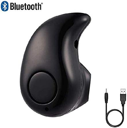 Generic Mini Kaju Wireless Earbud Bluetooth Earphones Headset with Mic for Android Mobile and Apple Devices (Black)