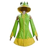 HPY Sakura Kinomoto Cosplay Costume Cardcaptor Frog Cosplay Coat for Men and Women Halloween Christmas,XL