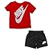 NIKE TRAJE NIÑO ROJO Y NEGRO 66F024R1N