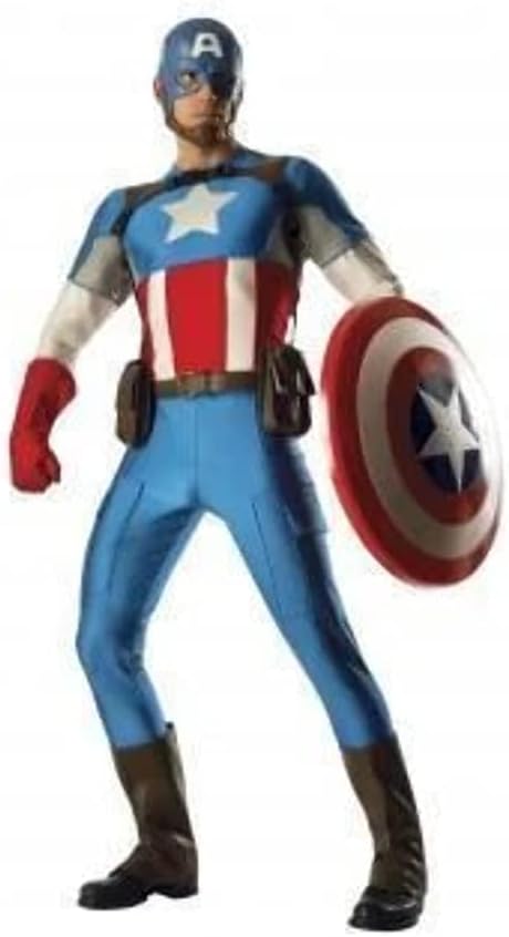 Rubie's Costume Co Men's Marvel Universe Grand Heritage Captain America Costume