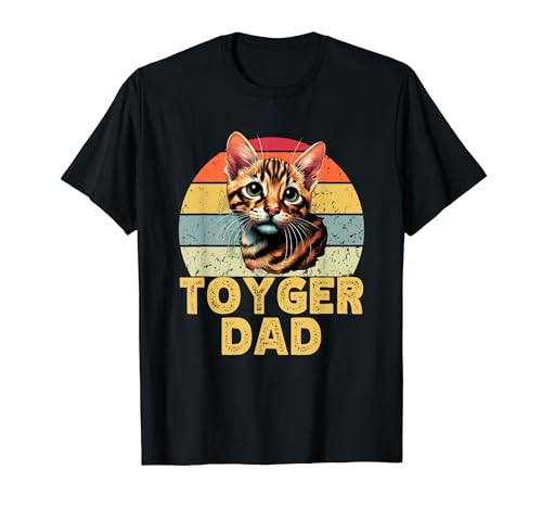 Questa divertente maglietta presenta un simpatico gatto Toyger Cat basato su uno stile battito cardiaco! Se ami Toyger Cats allora questa è la maglietta che fa per te. Il miglior regalo per gli amanti dei gatti Toyger. È un regalo perfetto per chi ama i gatti e ha un senso dell'umorismo.