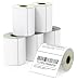 [6 Rolls, 500/Roll] 4" x 3" Direct Thermal Zebra/Eltron Compatible Labels - Premium Resolution & Adhesive